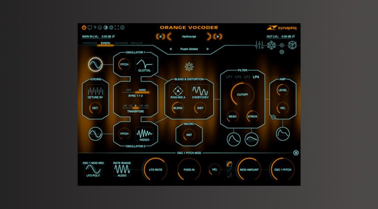 Get 33% off Zynaptiq Orange Vocoder IV!