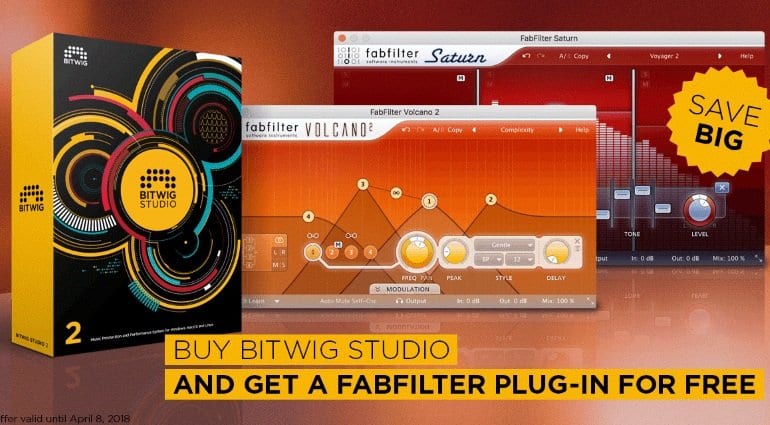 Bitwig FabFilter promo