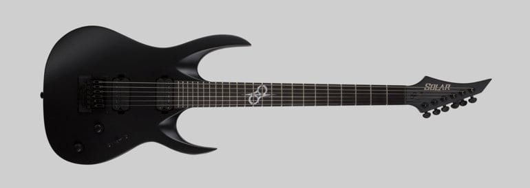 Solar Guitars A1.6ETC in Carbon Black Matte