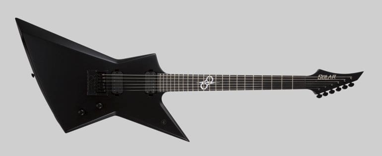 Solar Guitars E1.6ETC – Carbon Black Matte