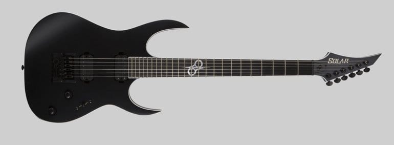 Solar Guitars S1.6ETC – Carbon Black Matte