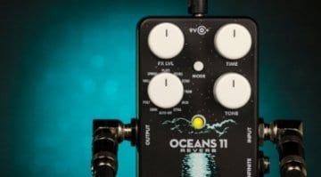 EHX Oceans 11 Reverb pedal