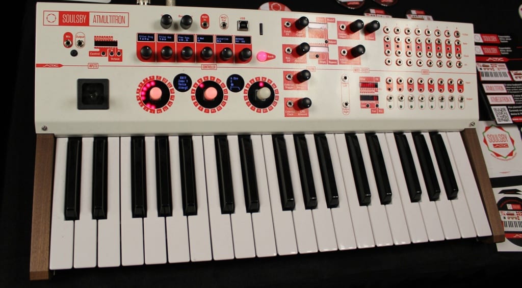 NAMM 2017: Soulsby Atmultitron polyphonic 8-bit synthesizer prototype ...