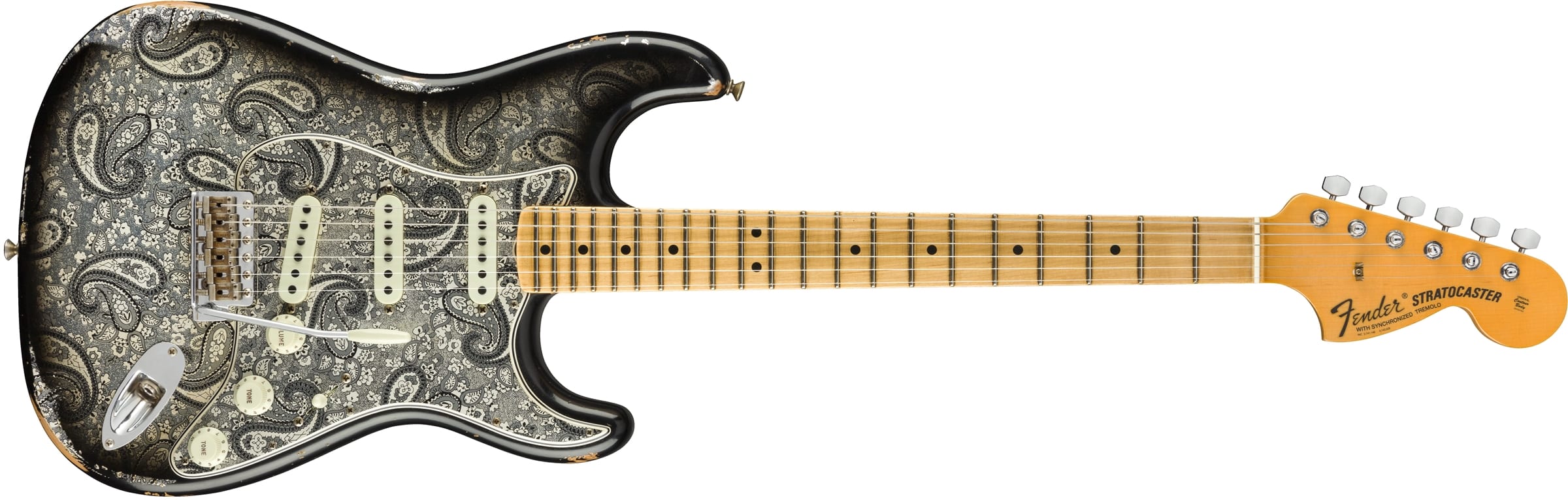 Fender Custom Shop 2018 Limited 1968 Black Paisley Stratocaster