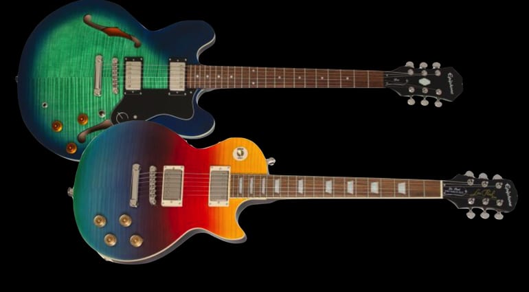 Epiphone Prizm Les Paul Tribute and Limited Dot Deluxe