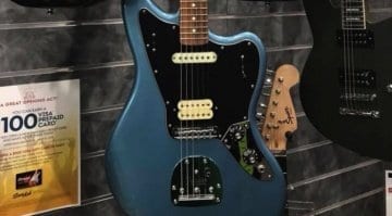 LEAK! Fender Player Jaguar PF Tidepool spotted in the wild in the 