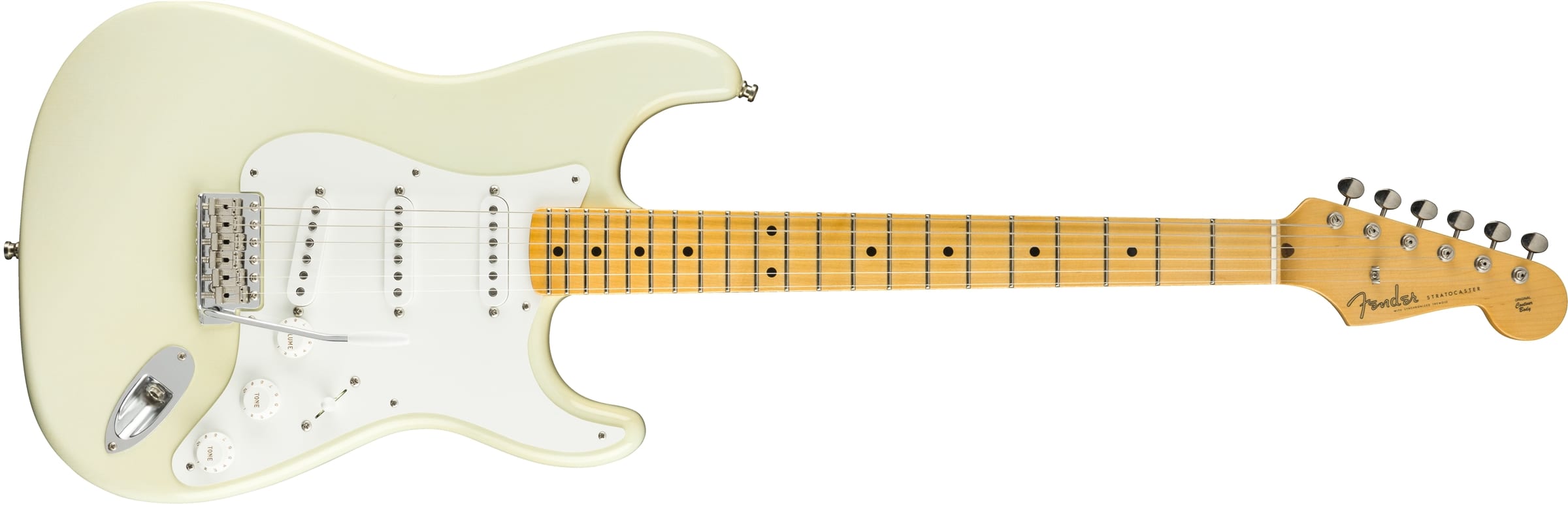 Fender Custom Shop Jimmie Vaughan Stratocaster in Aged Olympic White
