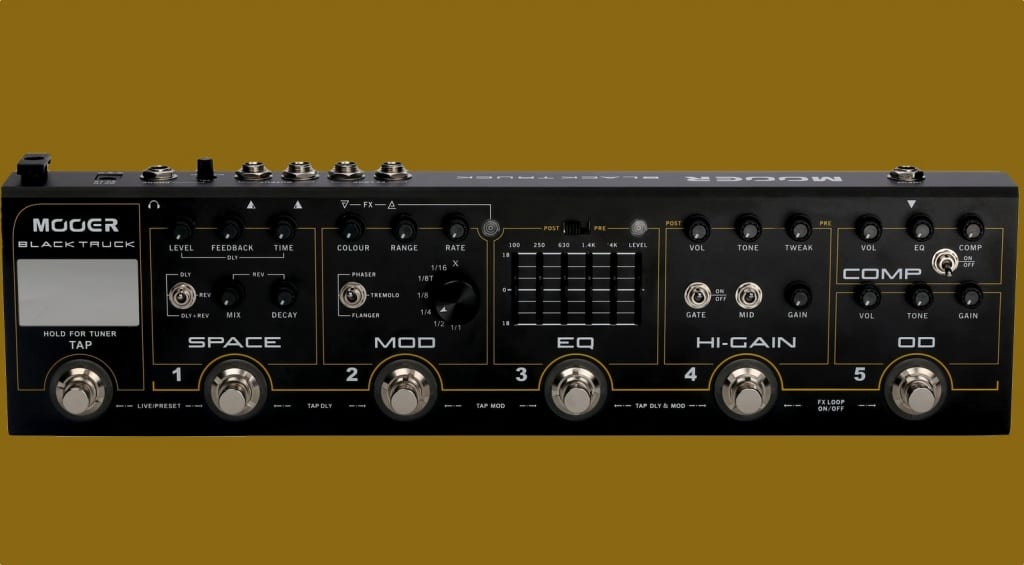 Mooer's new Black Truck revamps the Red Truck multi-effects pedal