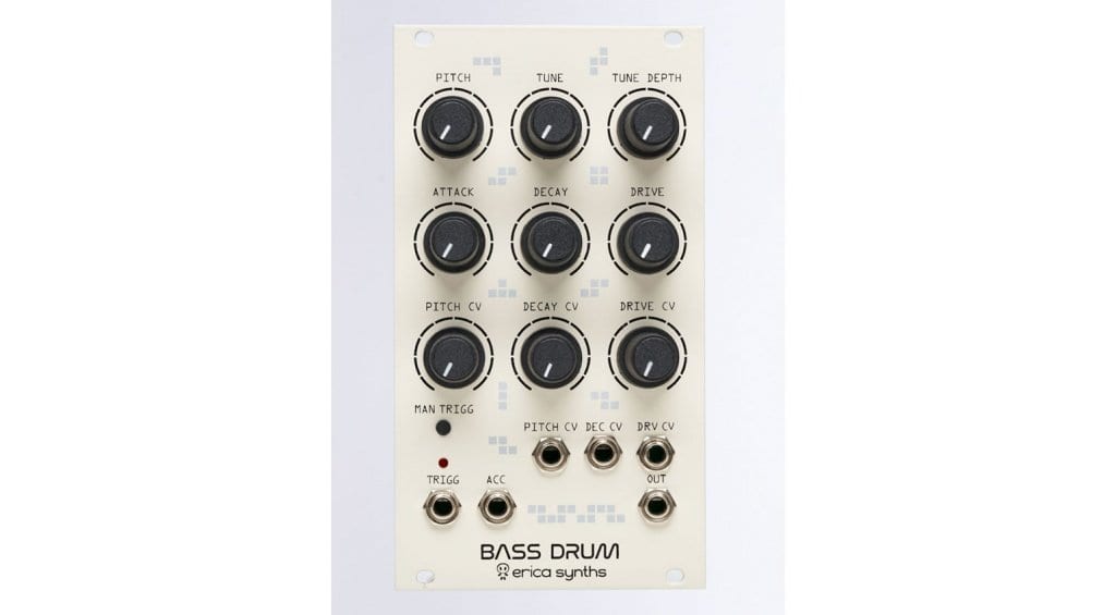 Erica Synths Bass Drum in white