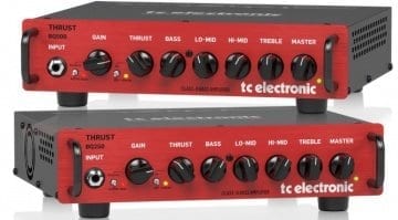 TC Electronic BQ250 and BQ500 bass amp heads