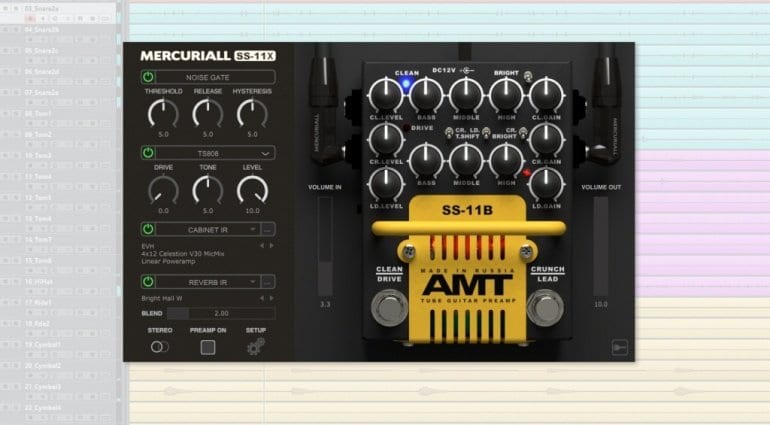 Mercuriall Audio AMT SS-11A preamp plugin