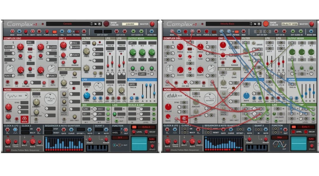 Propellerhead Complex-1 with and without cables