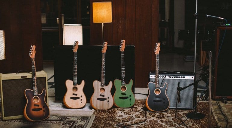 Fender American Acoustasonic Series Telecaster range 2019