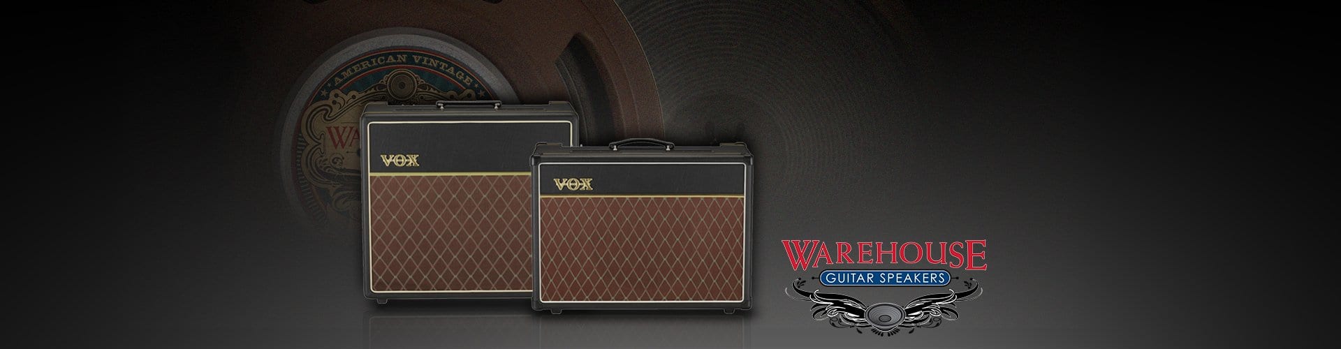 New Vox AC15 models with Warehouse speakers