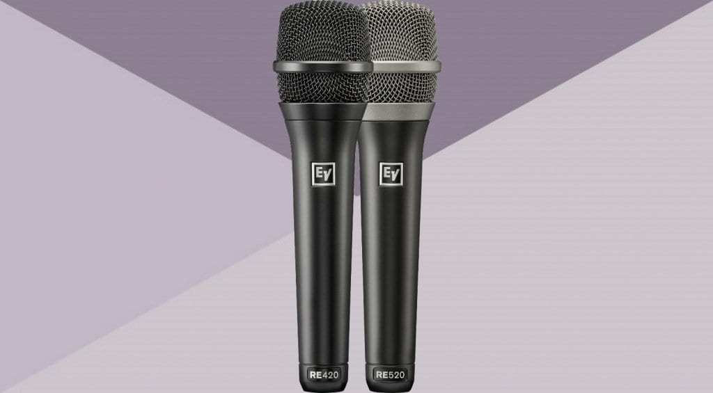 NAMM 2019 ElectroVoice RE420 and RE520 live vocal condenser