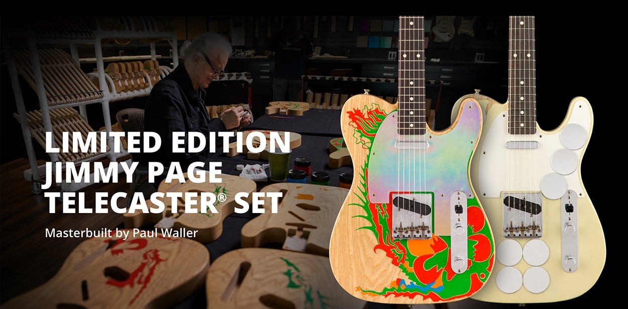 Fender Jimmy Page Dragon and Mirror Telecasters