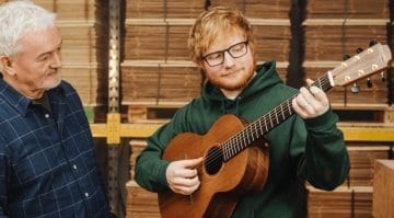 Ed Sheeran and George Lowden.