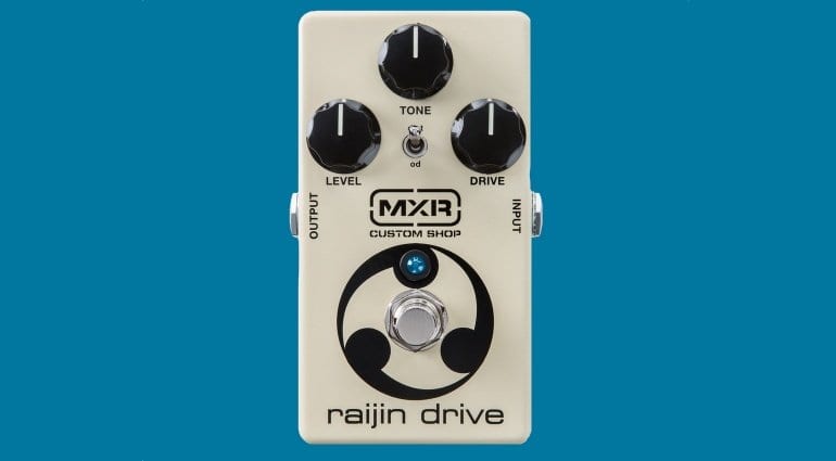 MXR releases Raijin Drive overdrive and distortion pedal by Shin