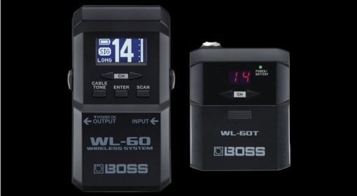 Boss WL-60 wireless system: 14-channels, a big display and up to