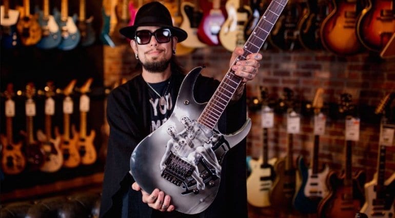 Dave Navarro reunited with long-lost custom Nothing Shocking Ibanez