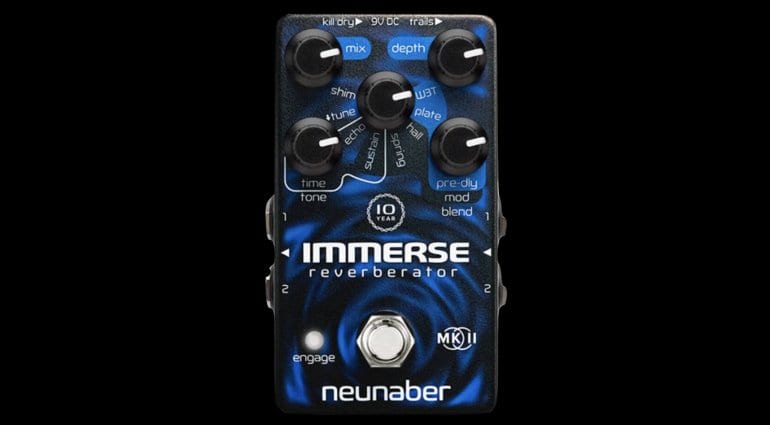 Neunaber 10-year anniversary limited-edition Immerse Mk II reverb pedal