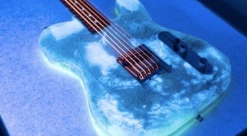 Udon Noodles Glow In The Dark Guitar