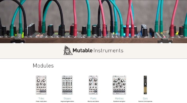 Mutable Instruments website