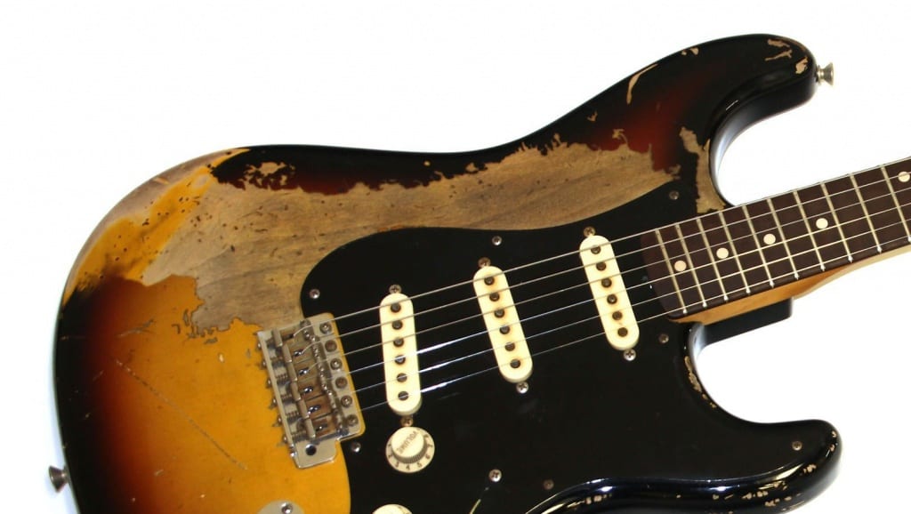 Fender relic Stratocaster 3-Tone sunburst