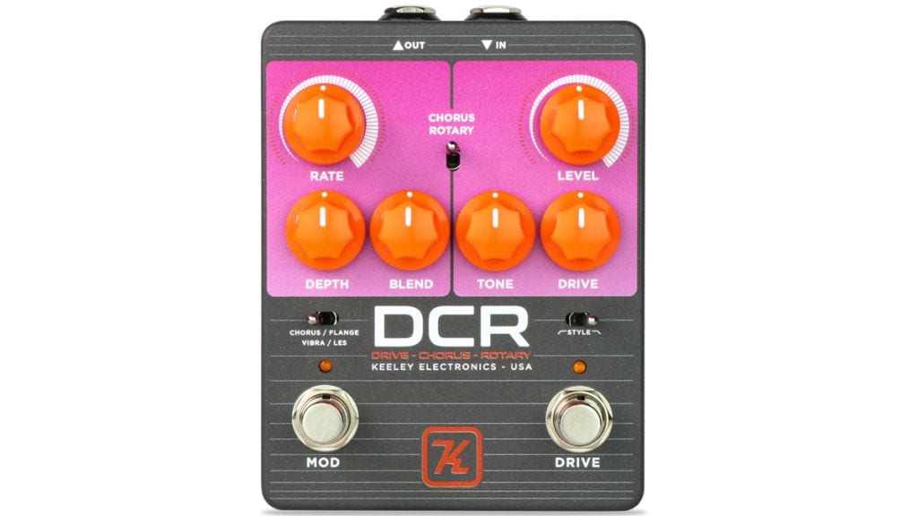 Keeley DCR pedal Drive, Chorus and Rotary