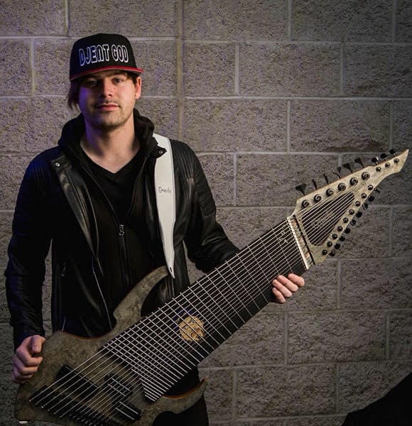 Jared Dines is selling his custom 18-string Ormsby guitar on eBay