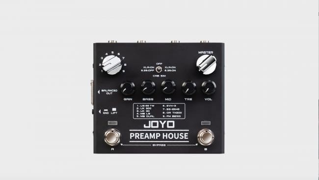 Joyo Preamp House pedal packs in 9 amps into one box