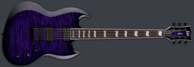 LTD Viper-1000 ee-Thru Purple Sunburst