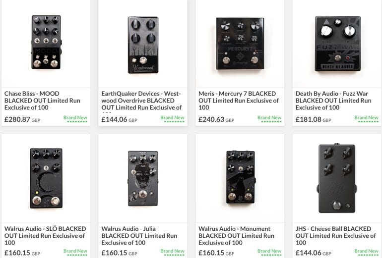Blacked Out:17 leading effects pedal brands partner to release 19