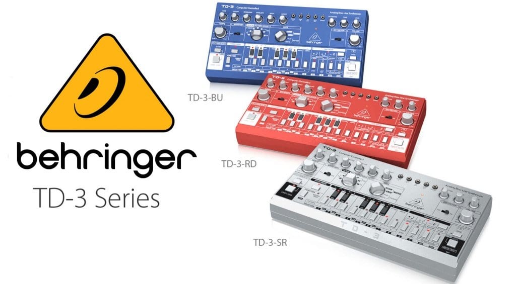 Td 3 Patterns Behringer TD-3 Synthesizer officially released in 3 colours - gearnews.com