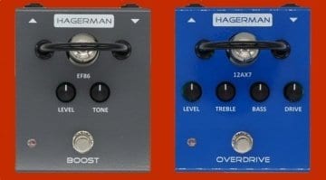 Hagerman Boost and Overdrive pedals