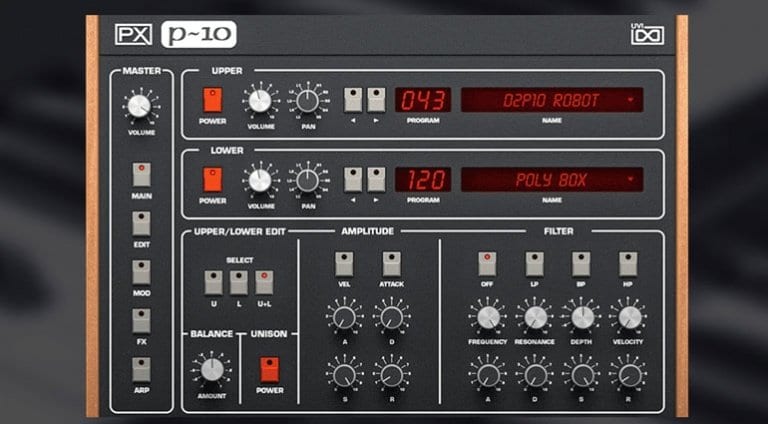 UVI samples the Prophet 10 into the PX P10 virtual instrument ...