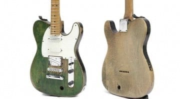Francis Rossi's battered Status Quo Fender Telecaster sells at auction