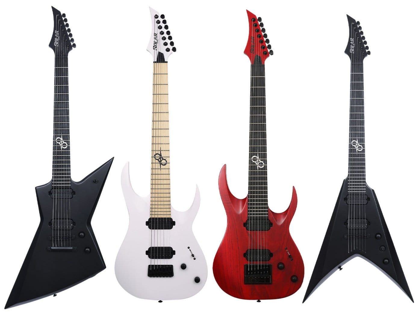 Solar Guitars launches four new seven-string models