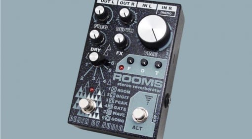 Death By Audio ROOMS stereo digital reverb pedal