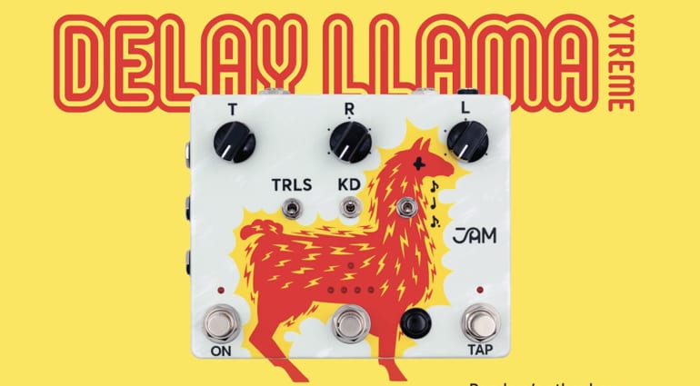JAM Pedals Delay Llama Xtreme analogue BBD delay pedal