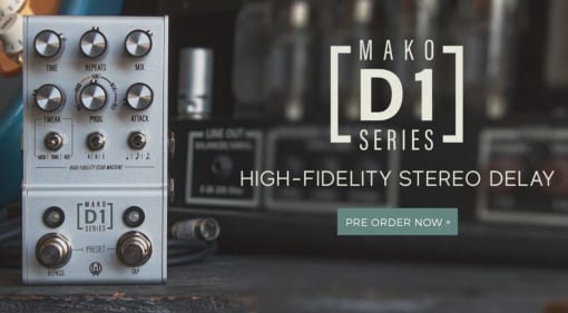 Walrus Audio MAKO Series - D1 High-Fidelity Stereo Delay