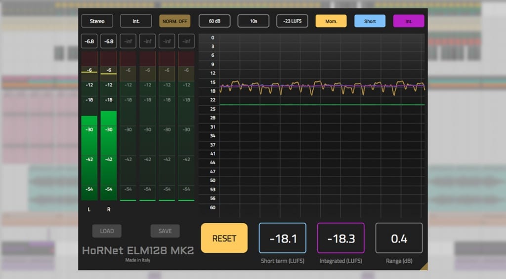 HoRNet ELM128 MK2: the EBU R128 loudness meter gets an update ...