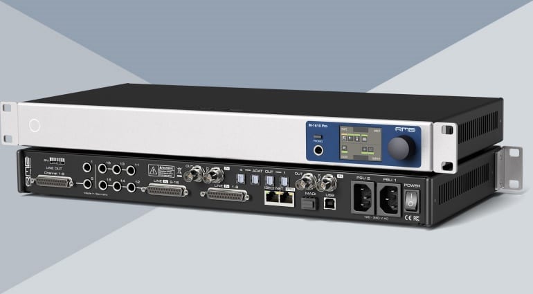 NAMM 2020: RME 12Mic, M-1610 Pro, AVB Tool - gearnews.com