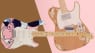 Fender does Pop Art with FACE Stratocaster and MHAK Tele
