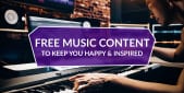 Free Discounted Music Content coronavirus covid-19 keep happy and inspired