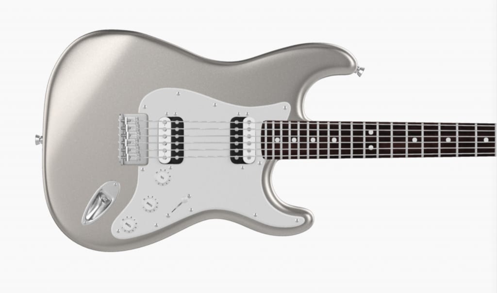 Hard Tail Inca Silver Stratocaster