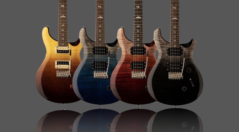 PRS SE Custom 24 in limited edition Fade finishes