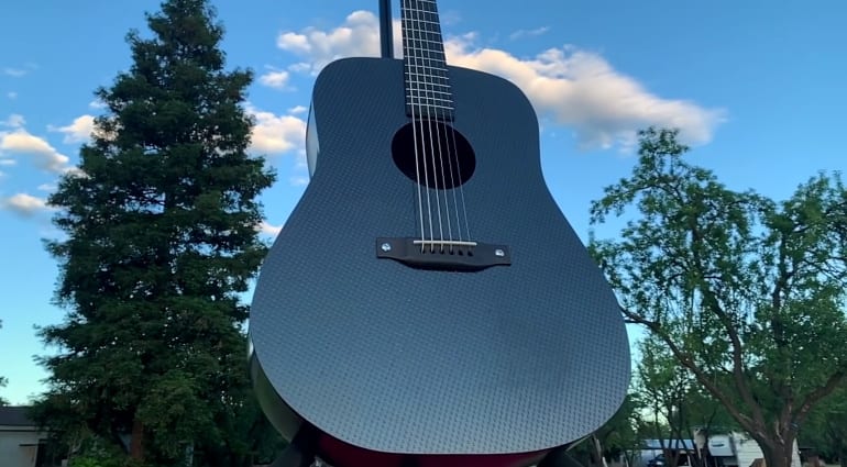 Burls Art Carbon Fibre Acoustic guitar