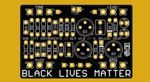 God City Music DIY PCB Black Lives Matter