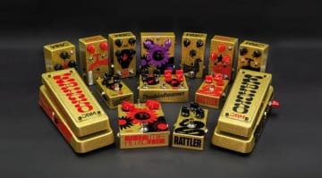 JAM Pedals announces limited, signed, gold stompboxes for COVID-19 relief